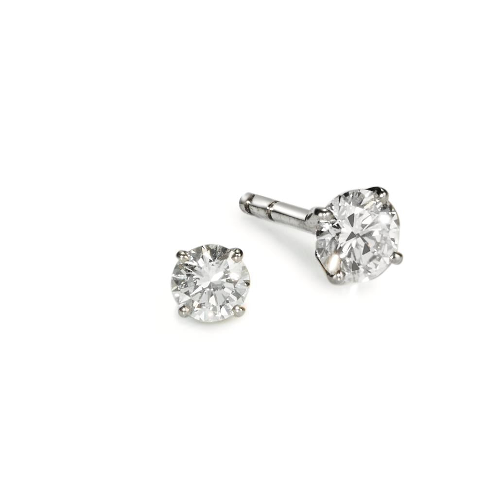 Boucles d'oreilles or+diamant