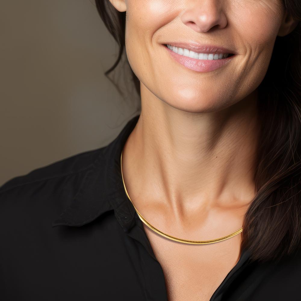 Collier 750/18 K Gelbgold 42 cm