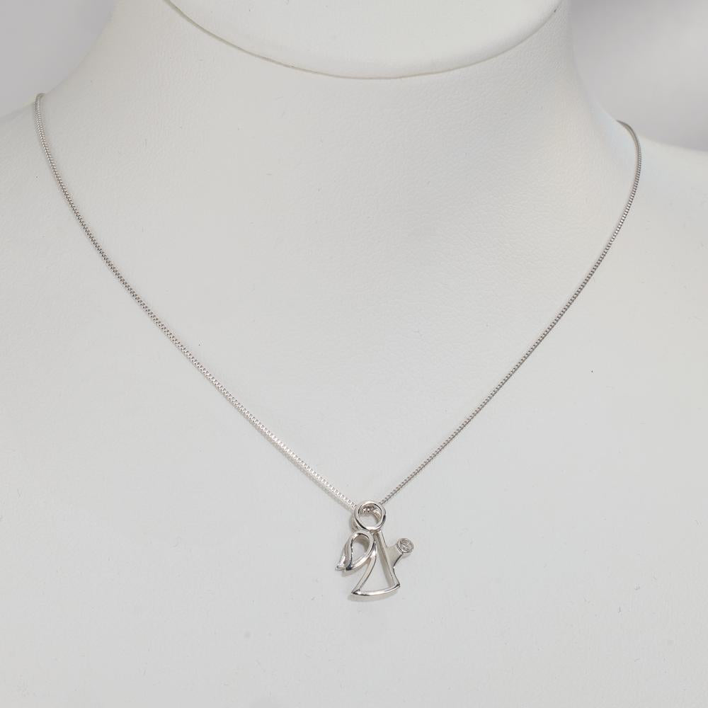 Halsketting 750/18K witgoud