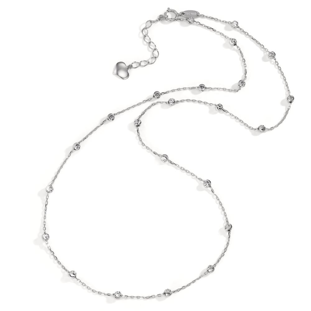 Collier 750/18K witgoud 42-45 cm