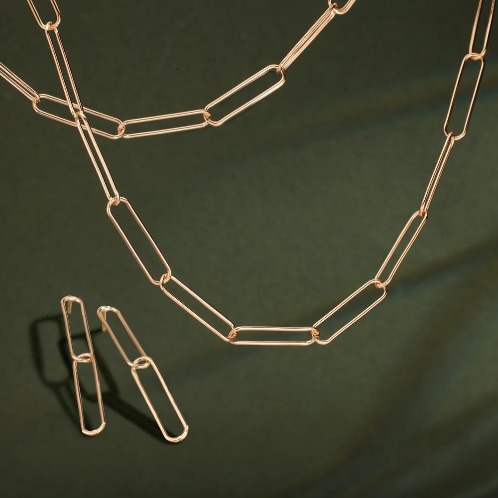 Ohrhänger Bronze gelb vergoldet