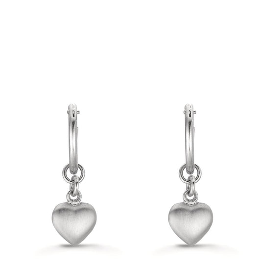 Créole avec pendentif Argent Coeur