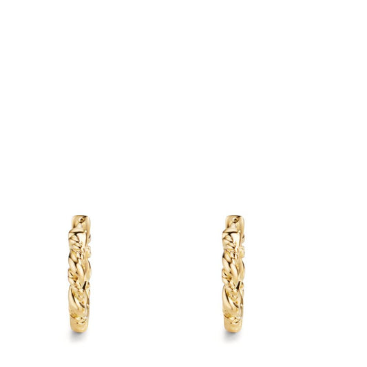 Créoles à charnières Or jaune 18K