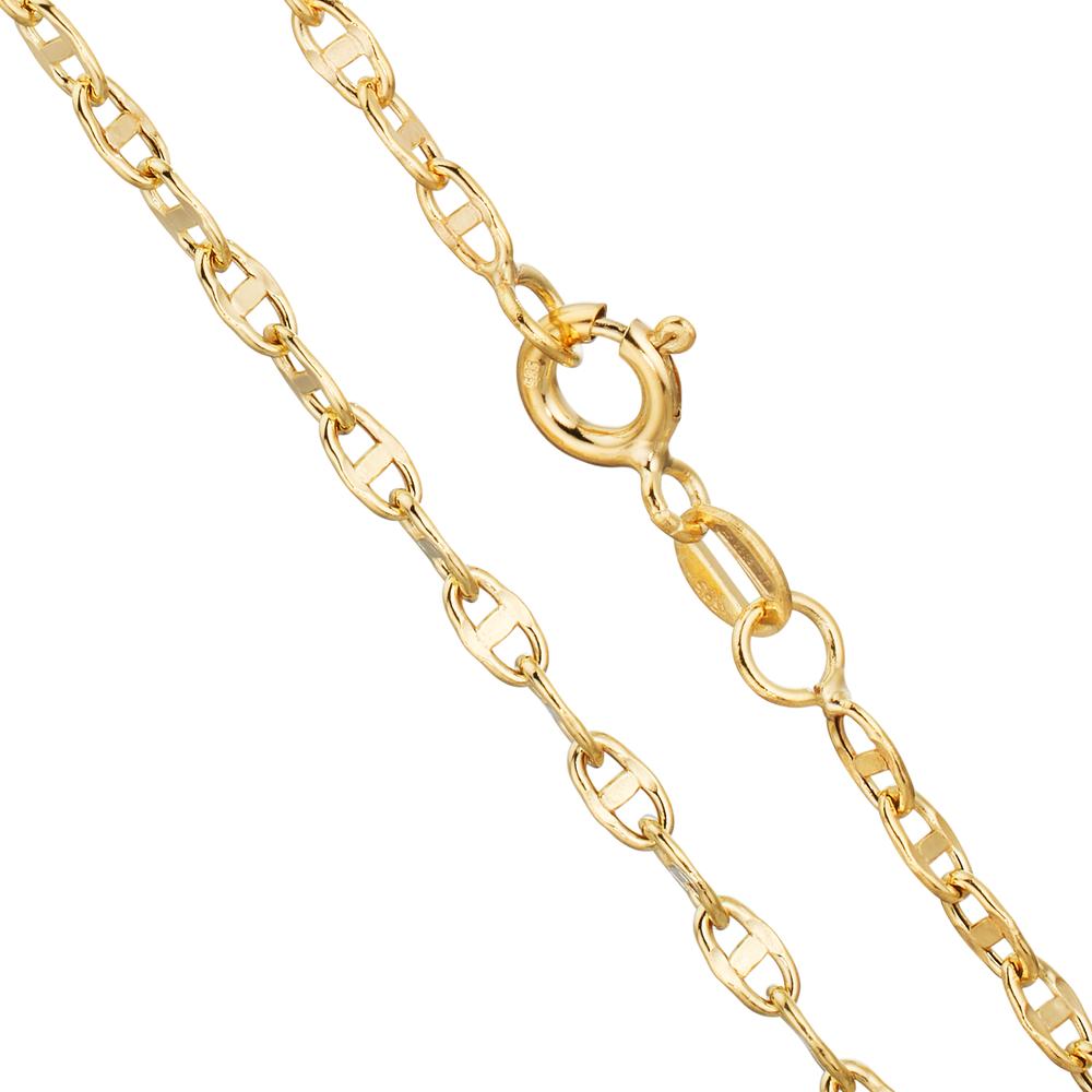 Collier 585/14K geel goud 42 cm