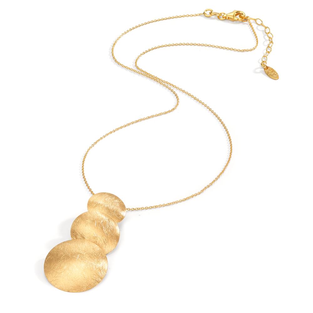 Collier Silber gelb vergoldet 40-44 cm verstellbar