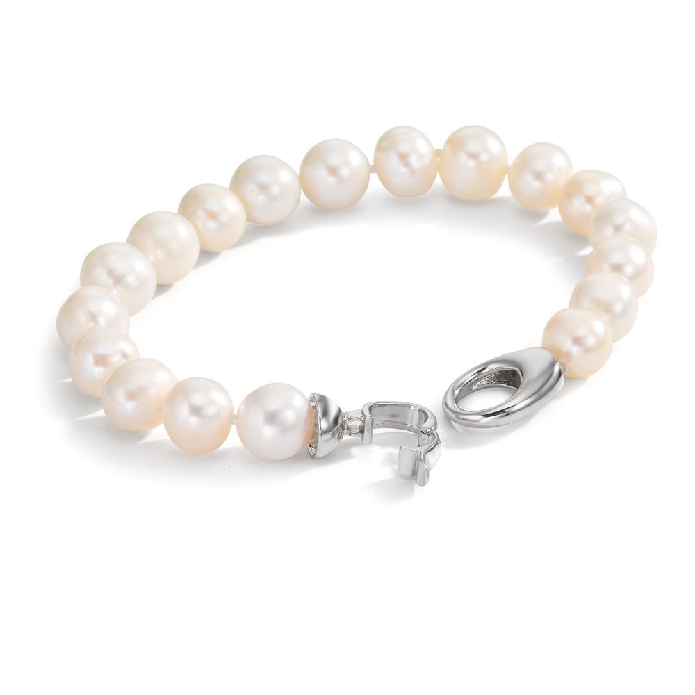 Bracelet Acier inoxydable perle d'eau douce 8.5-9 mm 19.5 cm