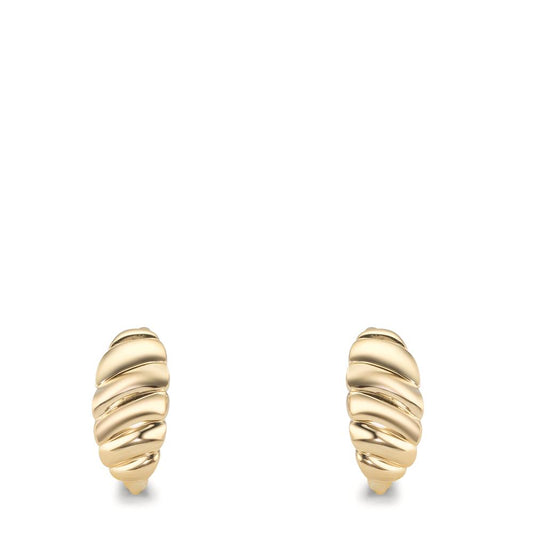 Scharnier oorringen creolen 375/9K geel goud