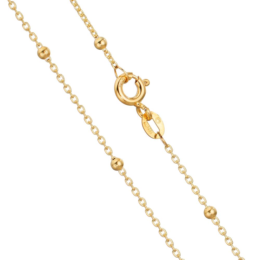 Collier 585/14K geel goud 43 cm