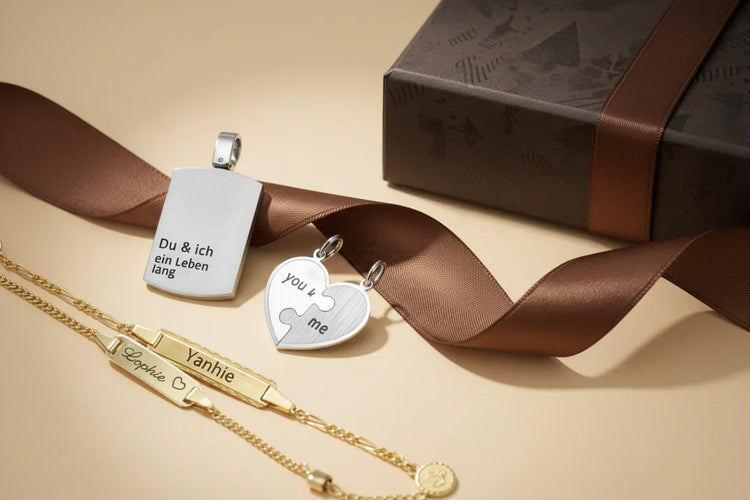 Geschenke - gravierbarer Schmuck