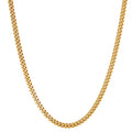 Panzer-Halskette 750/18 K Gelbgold