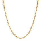 Chaînette forçat Or jaune 18K