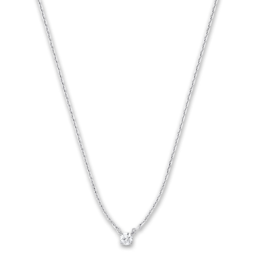 Collier Weissgold mit Diamant