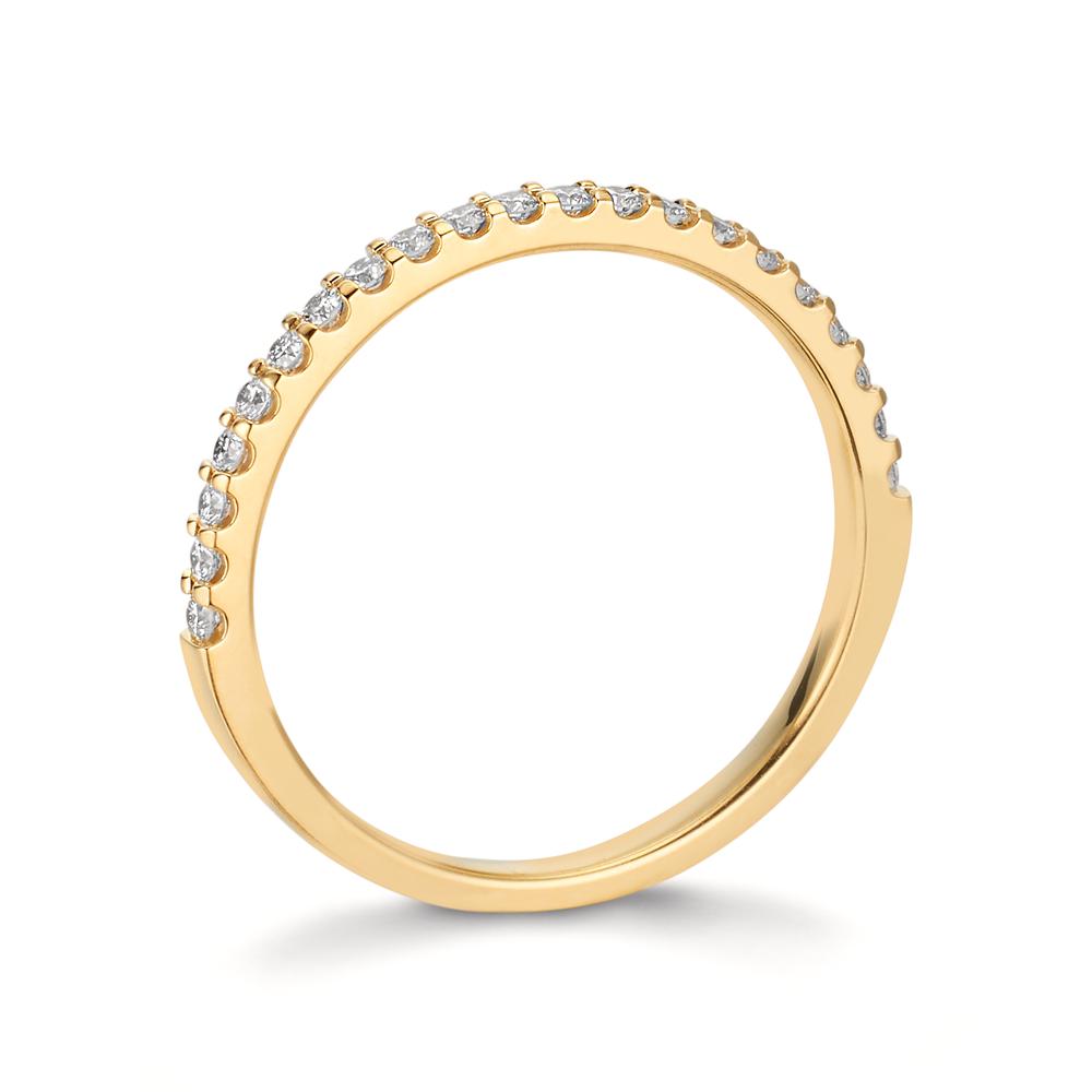 Bague or 750 et diamants