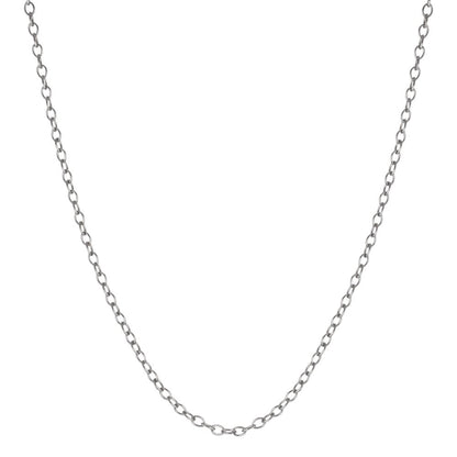 Chaînette Or blanc 18K