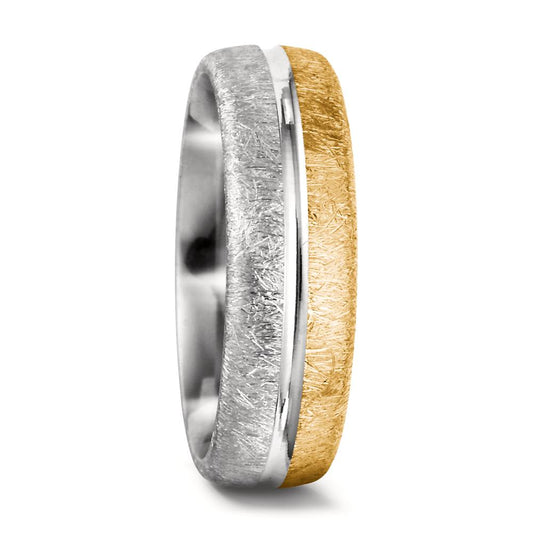 Partnerring 750/18K geel goud, 750/18K witgoud