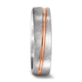 Partnerring 750/18K witgoud, 750/18K rood goud