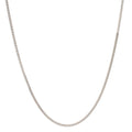Chaînette forçat Or blanc 18K