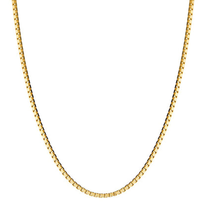 Venezianer diamantiert-Halskette 750/18 K Gelbgold