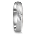 Alliance Or blanc 18K Diamant 0.04 ct, tw-vsi