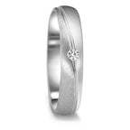 Alliance Or blanc 18K Diamant 0.04 ct, tw-vsi