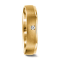 Partnerring 750/18K geel goud Diamant 0.03 ct, tw-vsi