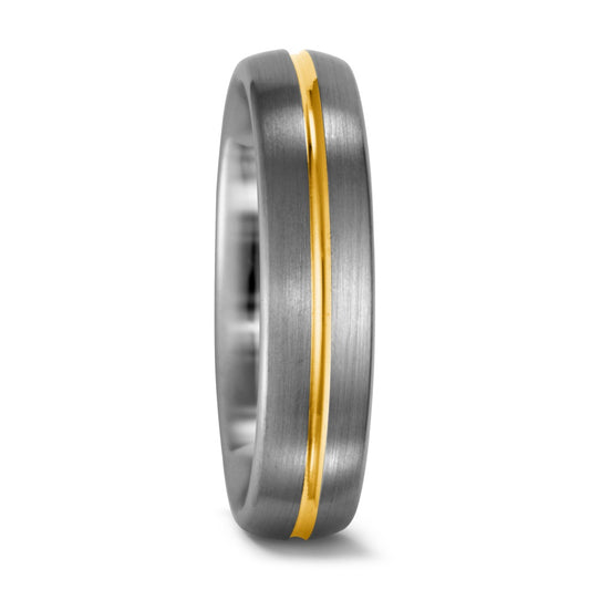 Bague Palladium 950, Or jaune 18K