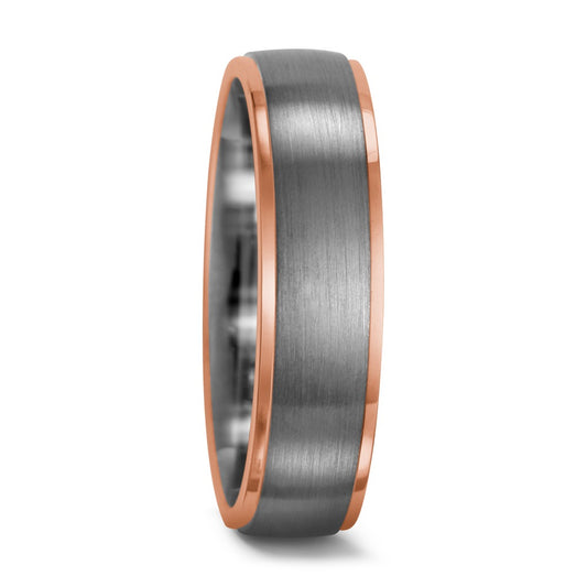 Bague Palladium 950, Or rouge 18K