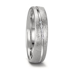 Partnerring 750/18K witgoud Diamant 0.025 ct, 5 Steen, tw-si