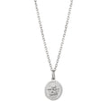 Chaînette avec pendentif Argent Rhodié Ange gardien 36-38 cm