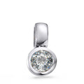 Hanger 750/18K witgoud Diamant wit, 0.25 ct, [Brillant], w-si