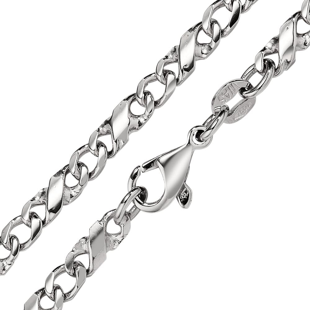 Armband 750/18 K Weissgold 22 cm