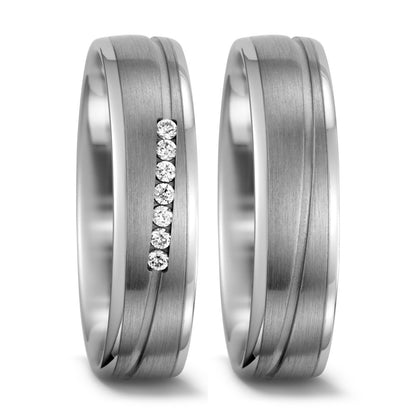 Partnerring 750/18K witgoud