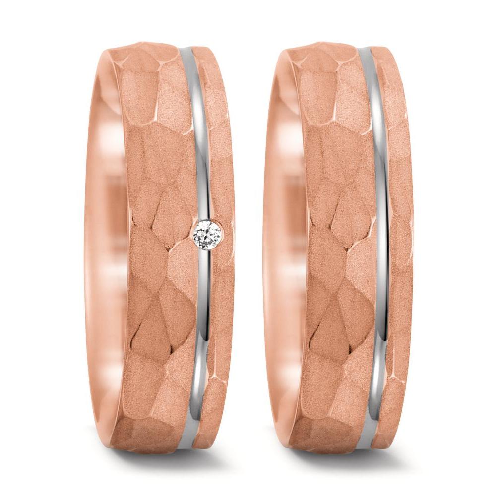 Alliance Or rose 18K, Or blanc 18K