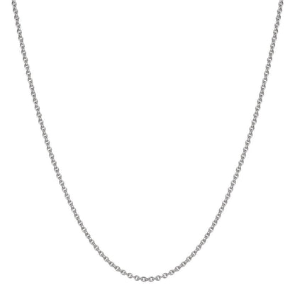Chaînette Or blanc 18K