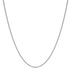 Chaînette Or blanc 18K