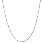 Chaînette Or blanc 18K