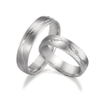 Partnerring 750/18K witgoud