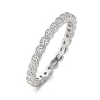Memory Ring Silber Zirkonia rhodiniert