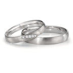 Partnerring 750/18K witgoud