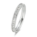 Memory ring 750/18K witgoud Diamant 0.532 ct, 38 Steen, w-si
