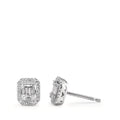 Ohrstecker 750/18 K Weissgold Diamanten weiss, 0.23 ct, w-si
