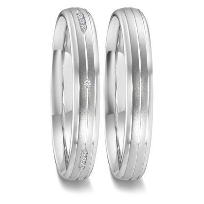 Partnerring 750/18K witgoud