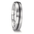 Partnerring 585/14K witgoud, Zirkonium