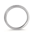 Memory ring 750/18K witgoud Diamant 0.25 ct, 15 Steen, [Brillant], w-si