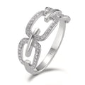 Ring 750/18K witgoud Diamant 0.20 ct, [Brillant], w-si