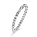 Bague à superposer Or blanc 18K