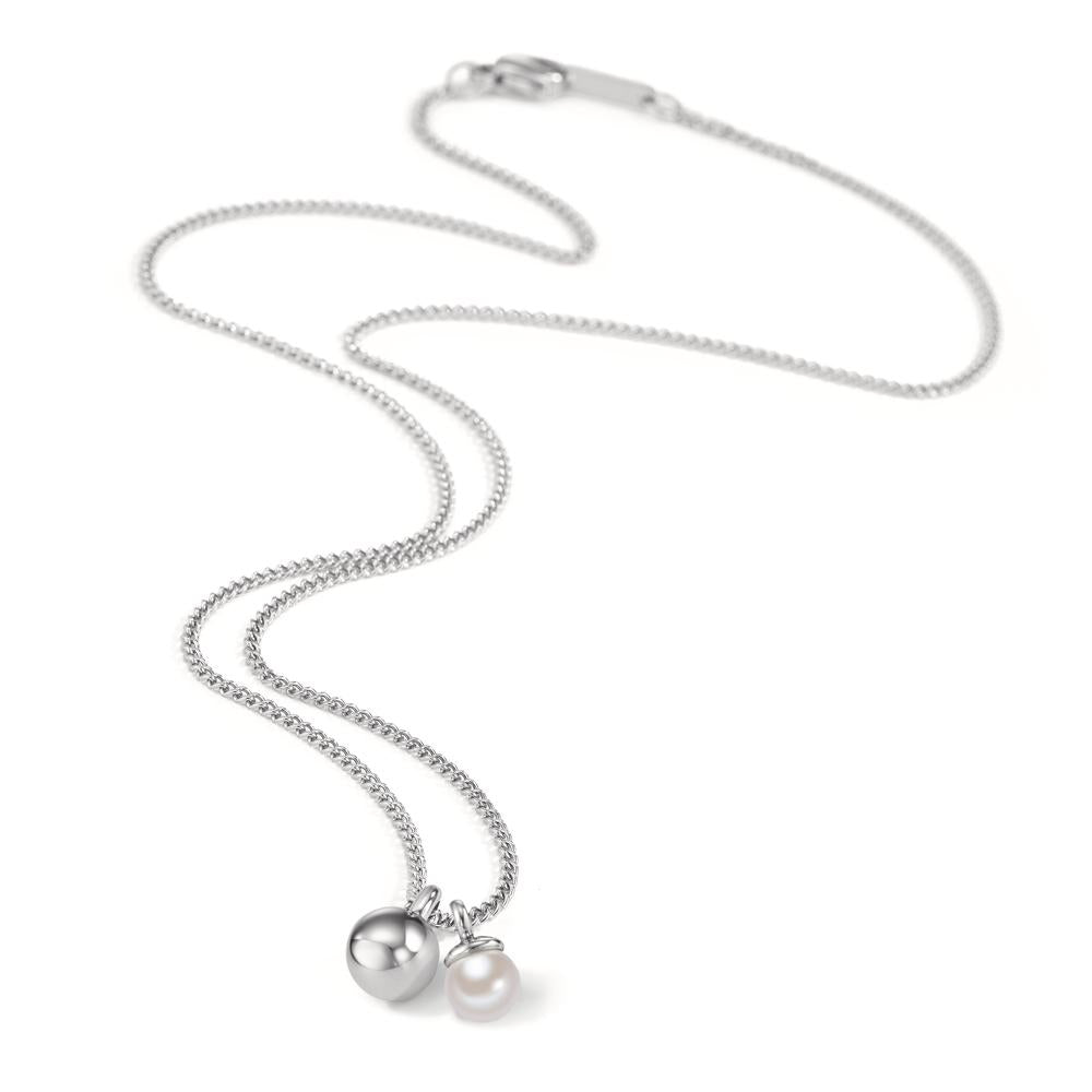 Halskette Joy mit Pearl Drop und Kugelanhänger, 45cm