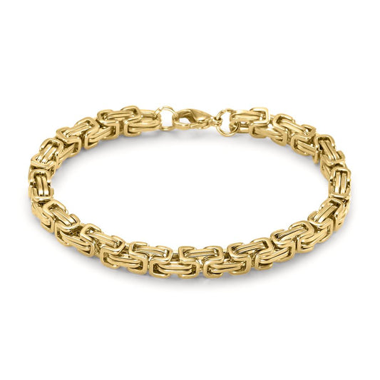 Armband Roestvrijstaal Geel IP-gecoat 22 cm