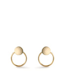 Oorknoppen 585/14K geel goud Ø7.5 mm