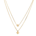 Collier 585/14K geel goud Hart 42-45 cm